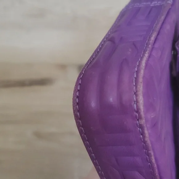 Fendi 2008 Leather Baguette Logo Embossed Mini - Picture 5 of 12